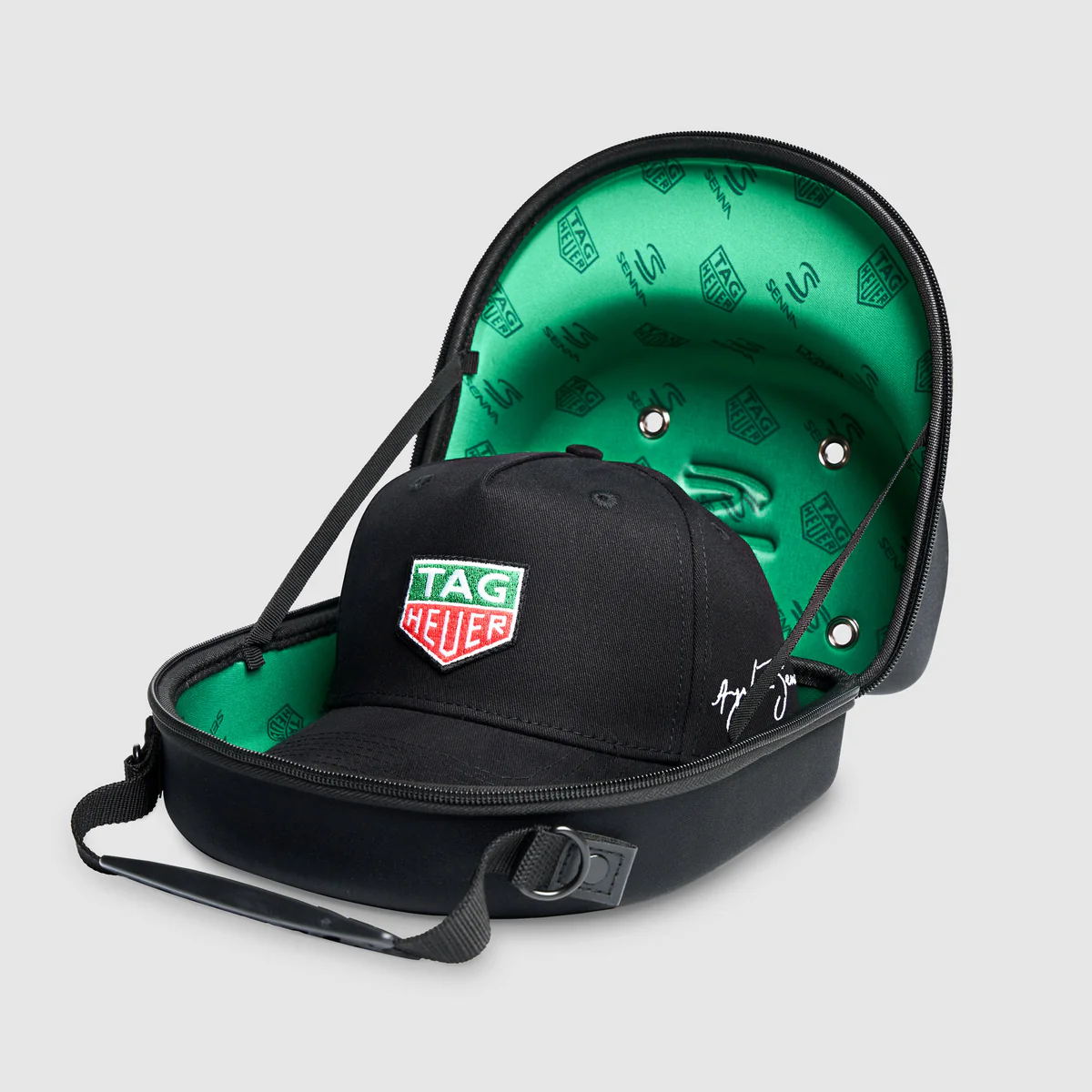 Gorra TAG Heuer x Senna Racing + Case
