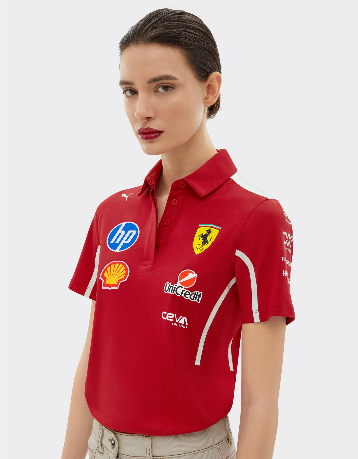 Polo Ferrari Mujer 2025