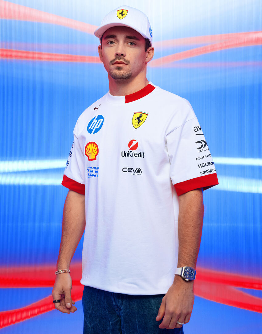 Gorra Ferrari Leclerc Miami 2025