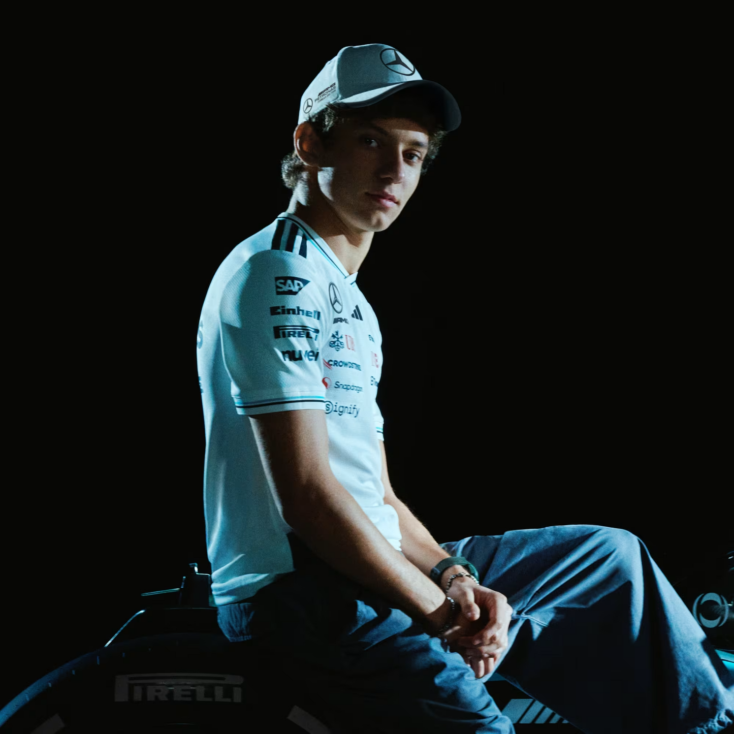 Playera Mercedes Piloto 2025 Pro