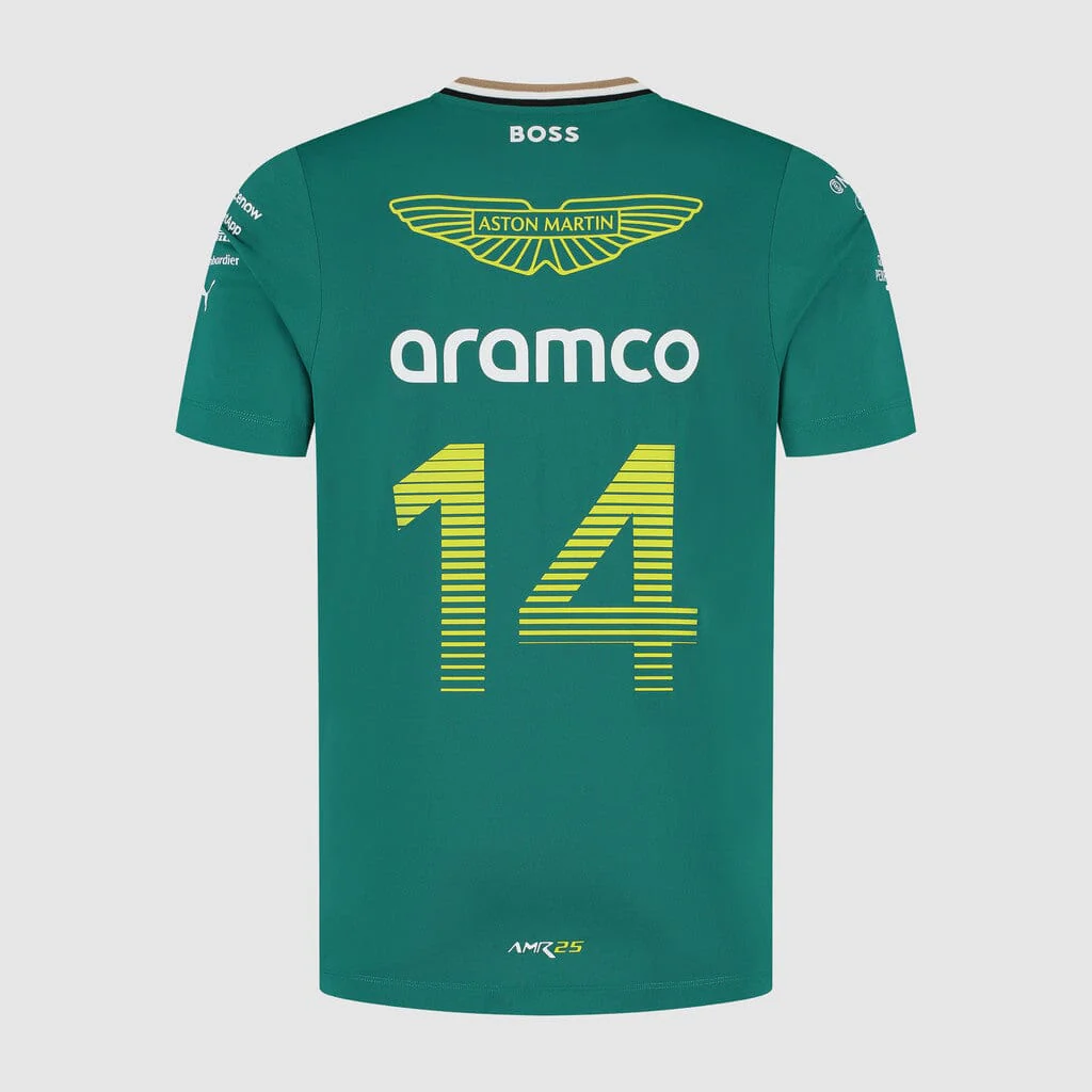 Camiseta de Fernando Alonso 2025 Driver Aston Martin F1 Team