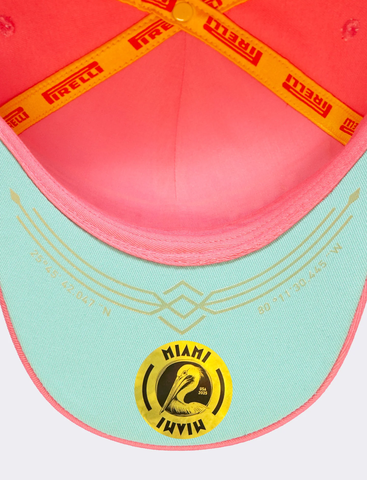 Gorra Pirelli Podium Edicion Miami 2025