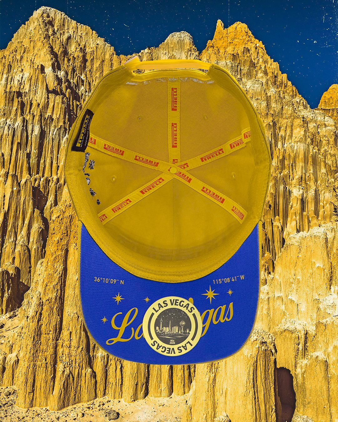 Gorra Pirelli Podio Edición Especial Las Vegas 2025