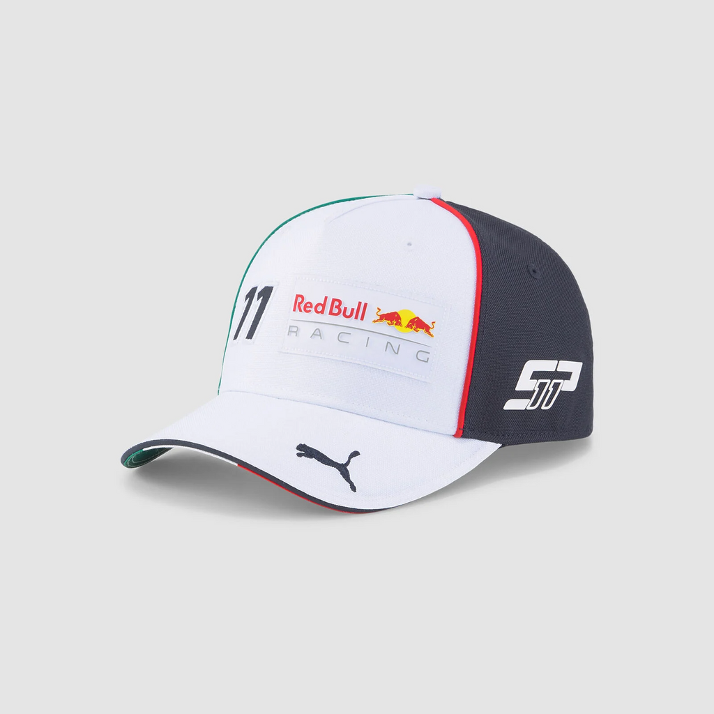 Gorra Checo Pérez Red Bull Gp México 2022 Blanca