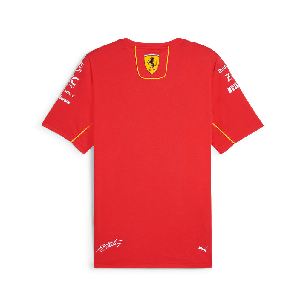 Playera Charles Leclerc Team Scuderia Ferrari F1 2024