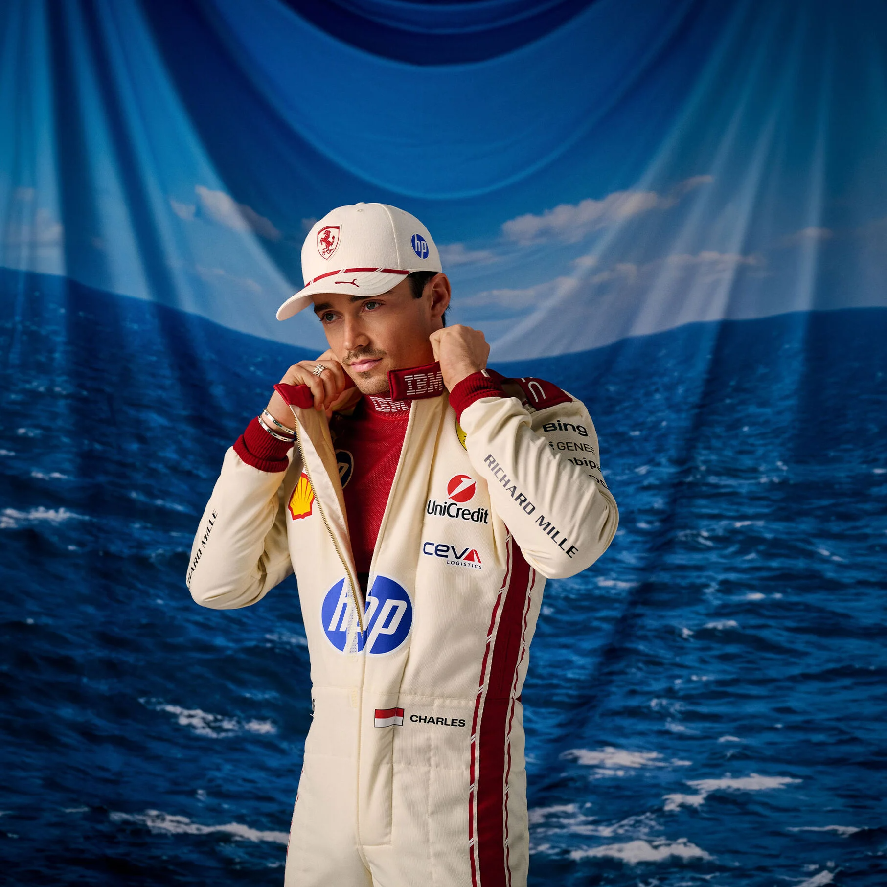 Gorra Charles Leclerc Monaco 2026