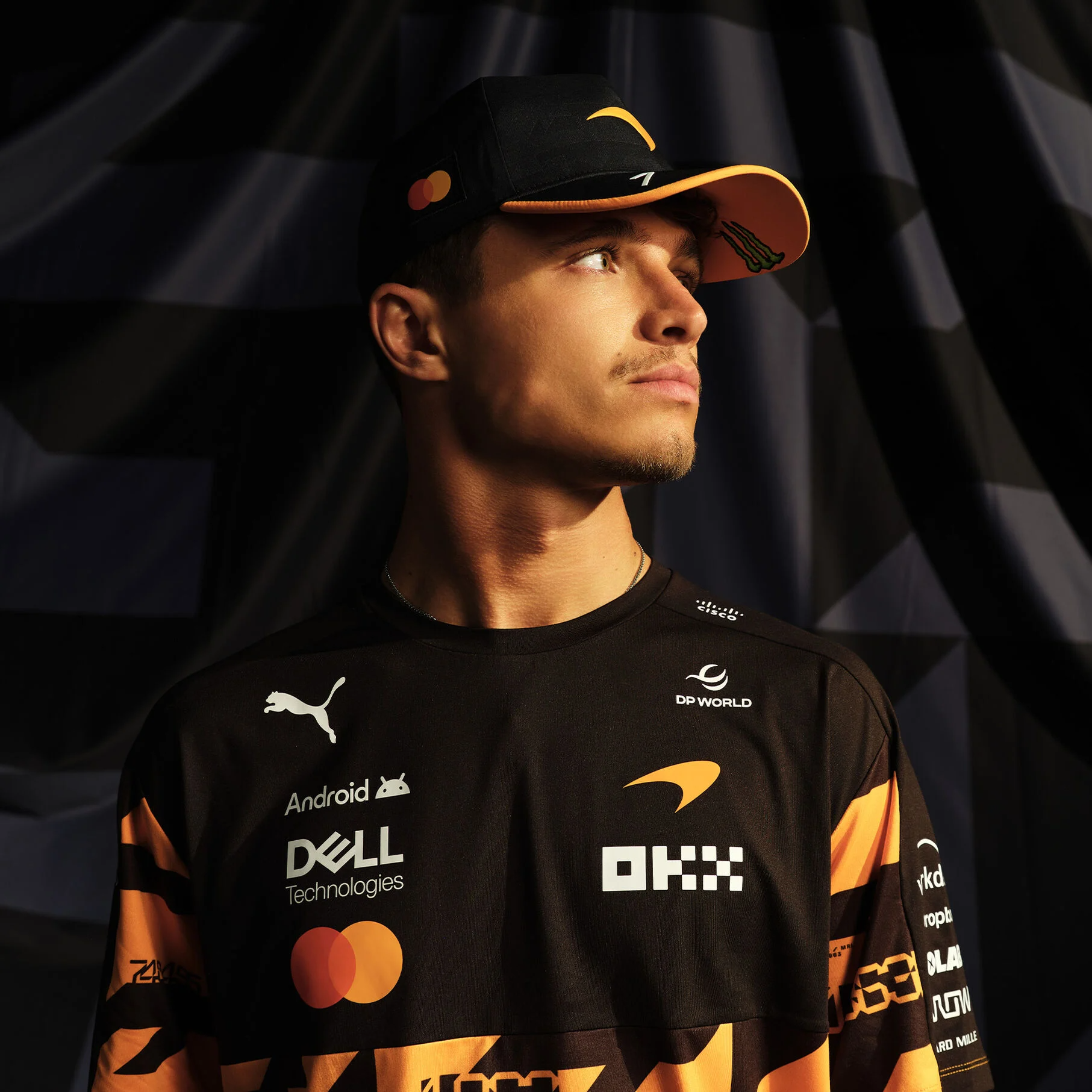 Gorra Lando Norris McLaren F1 Gorra PUMA 2026 1000ª carrera