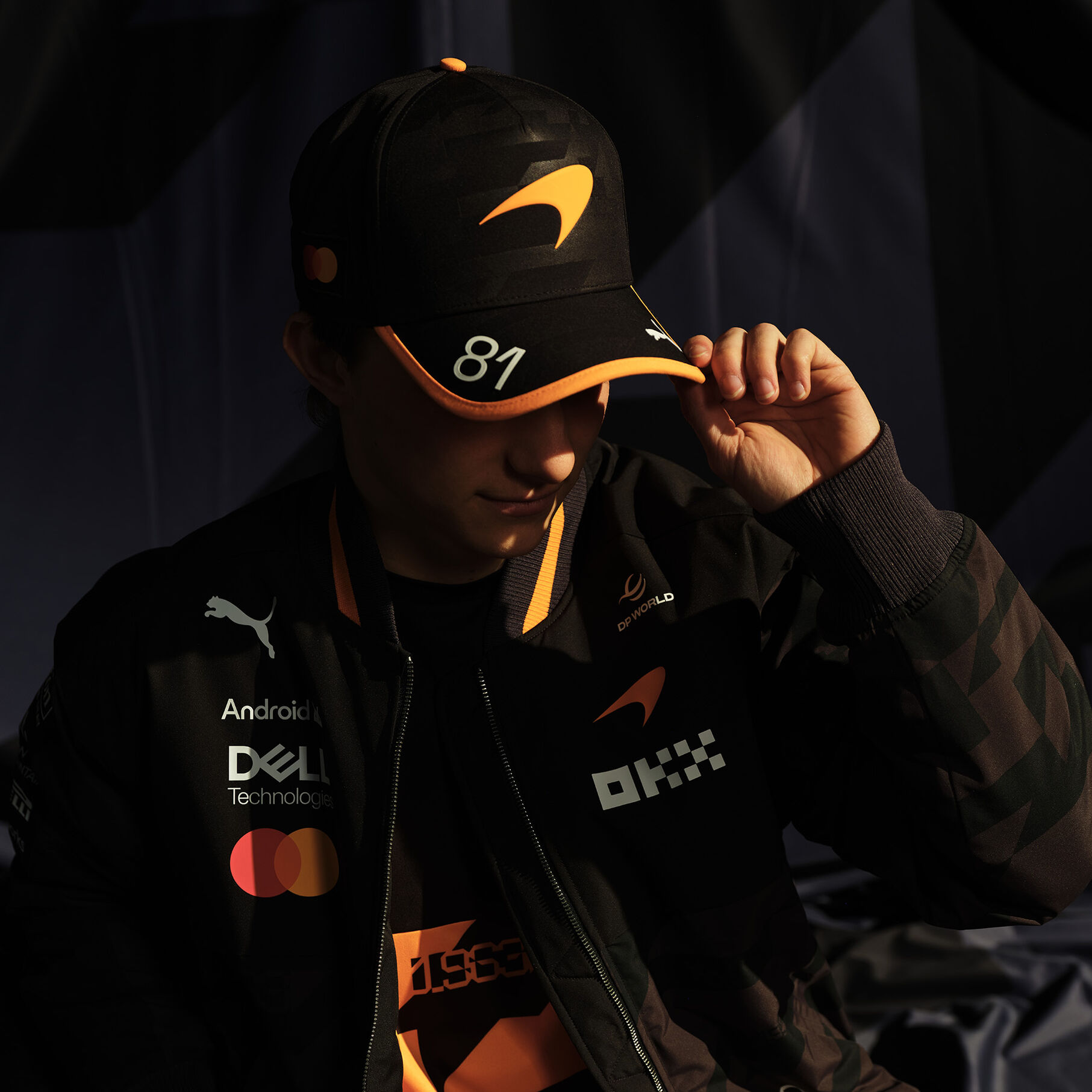 Gorra Oscar Piastri McLaren F1 2026 Gran Premio 1000ª Carrera