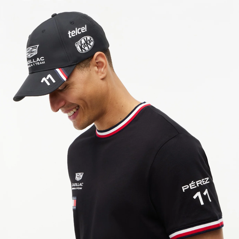 Gorra Checo Perez Cadillac 2026 Negro