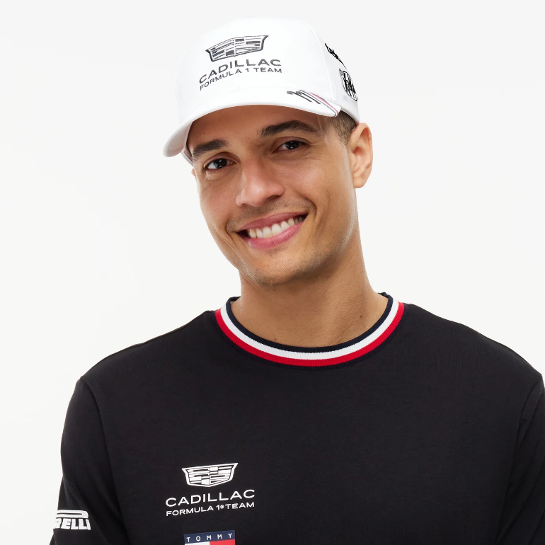 Gorra Checo Perez Cadillac 2026 Blanco