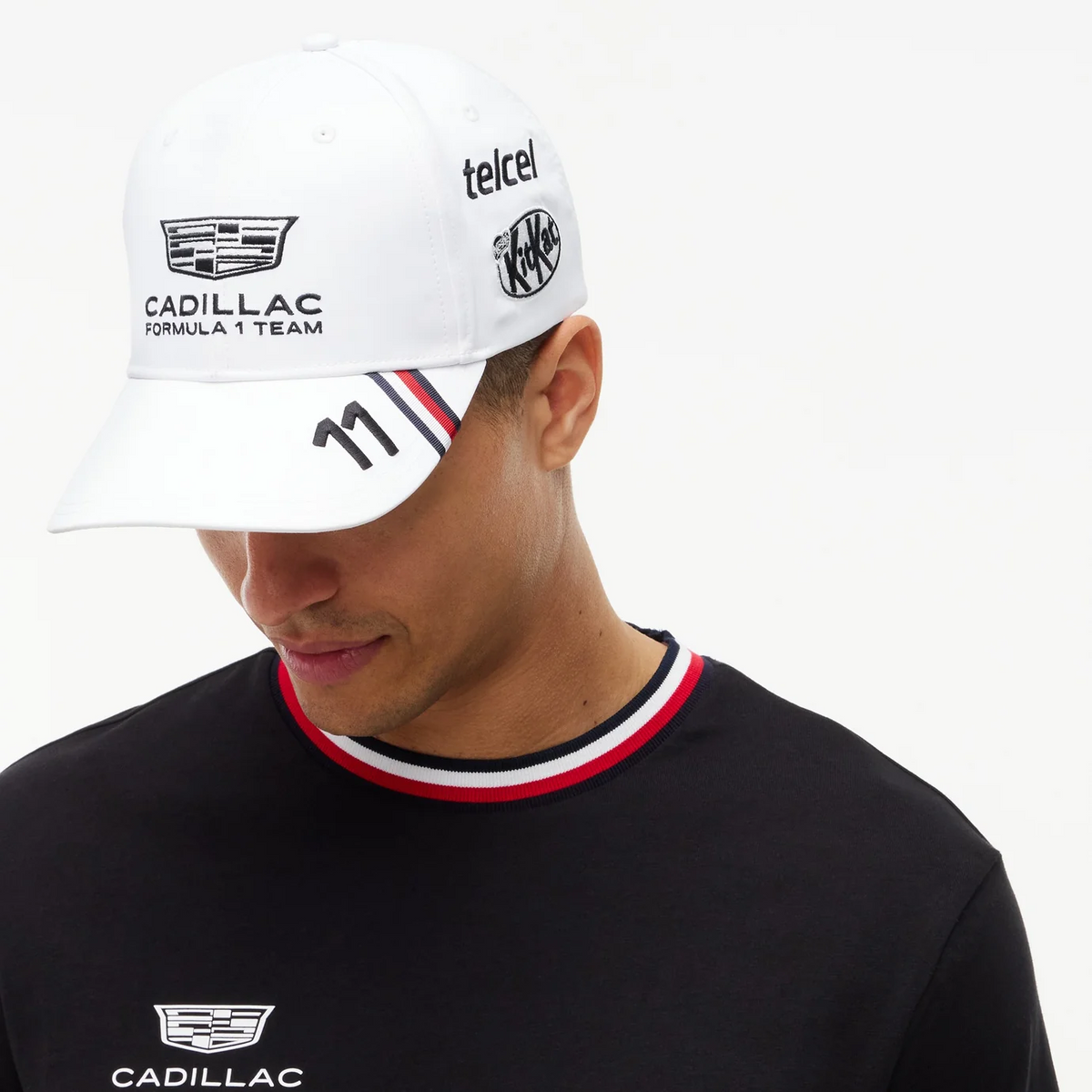 Gorra Checo Perez Cadillac 2026 Blanco