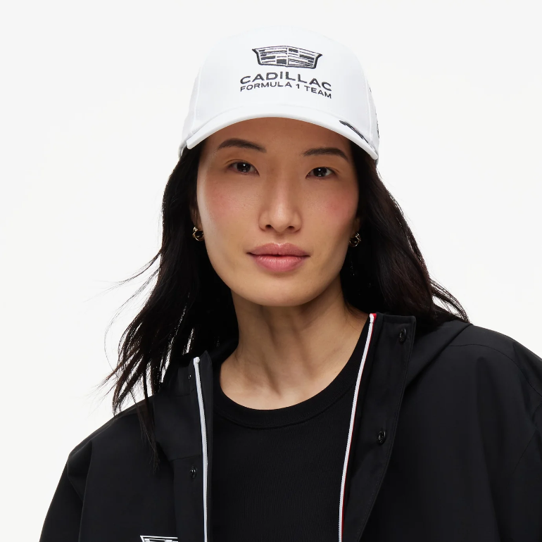 Gorra Checo Perez Cadillac 2026 Blanco