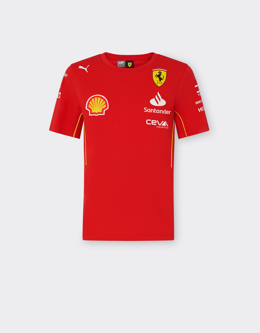 Camiseta Mujer Team Scuderia Ferrari 2024