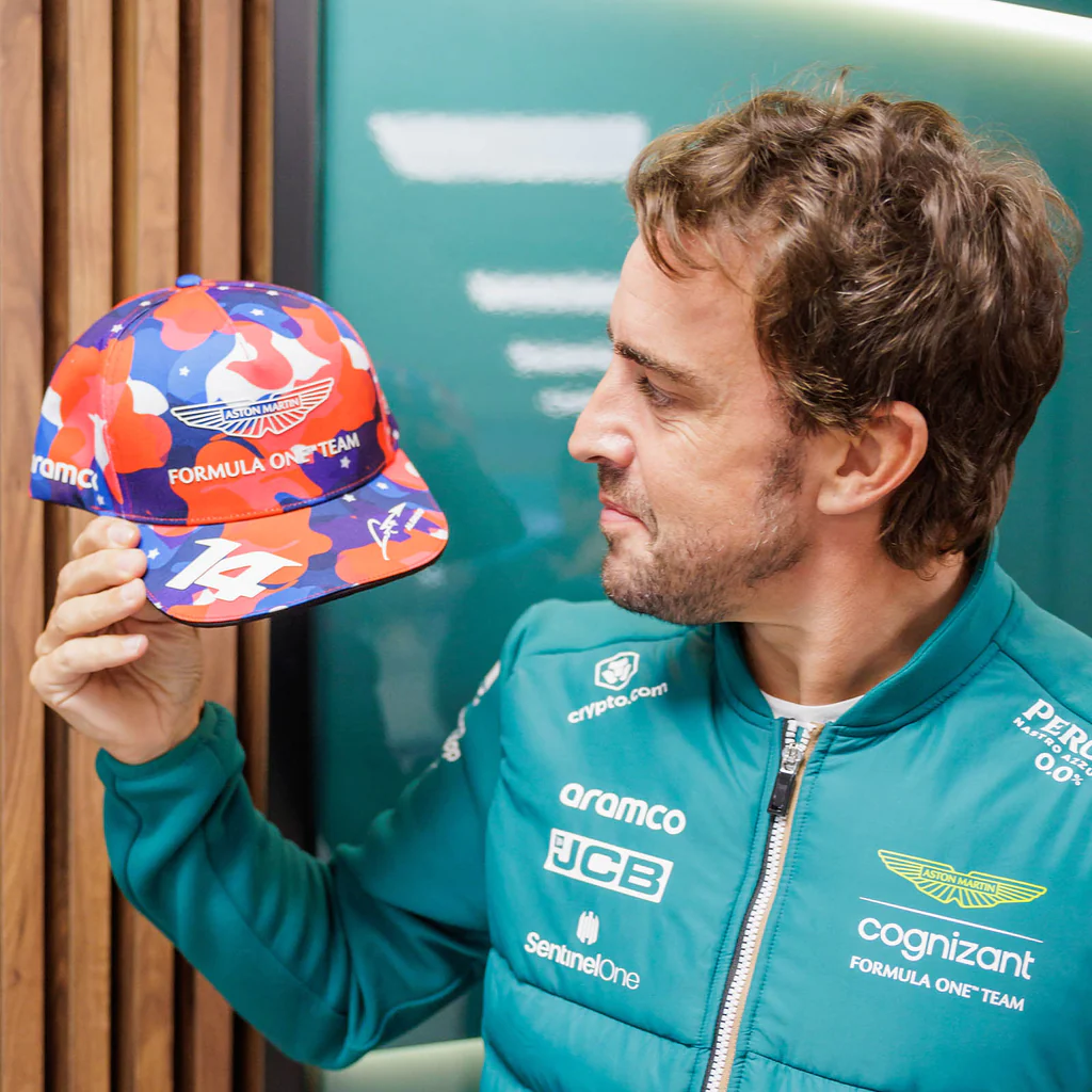 Gorra Aston Martin Fernando Alonso Gp Austin 2023