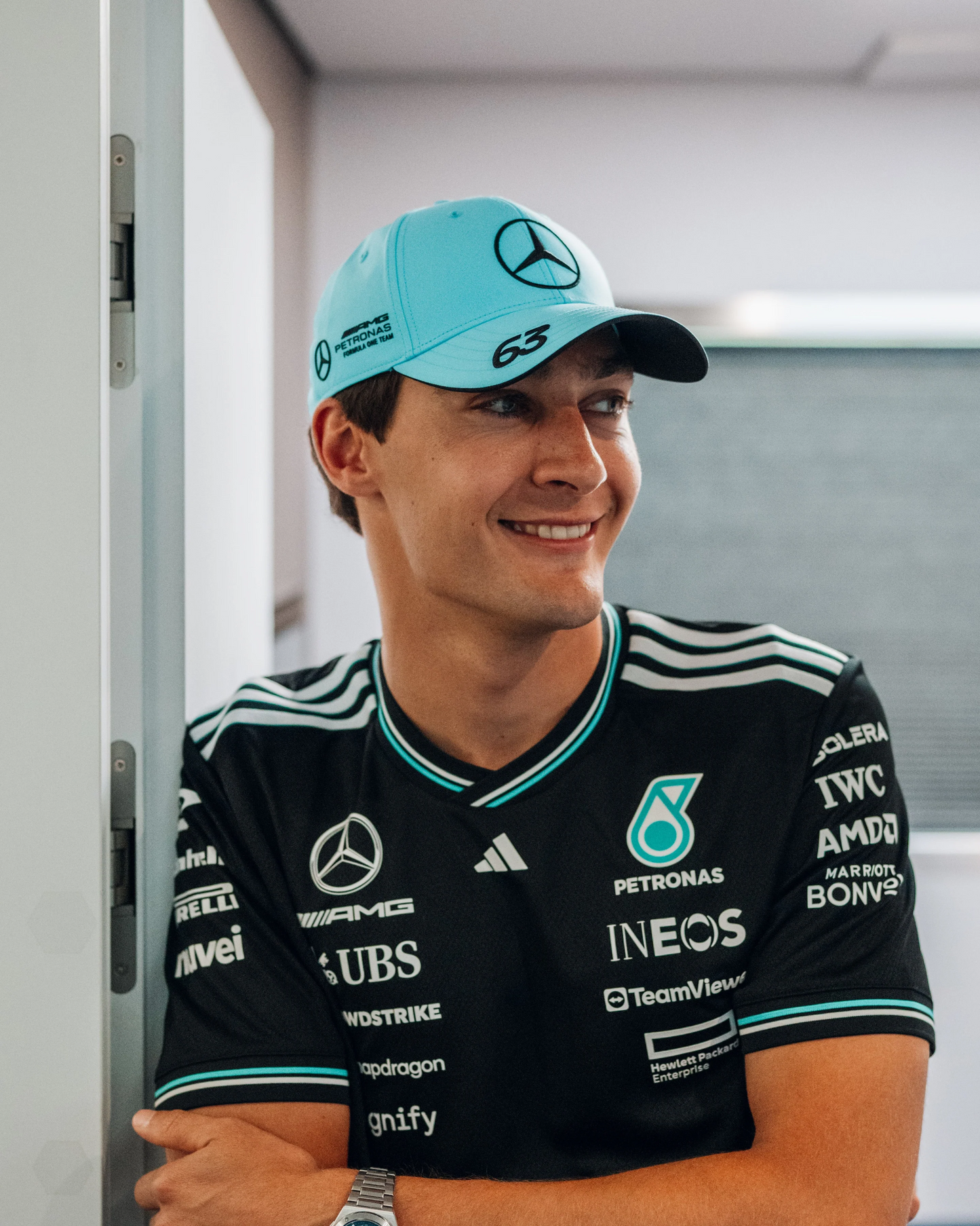 Gorra George Russell Mercedes 2025