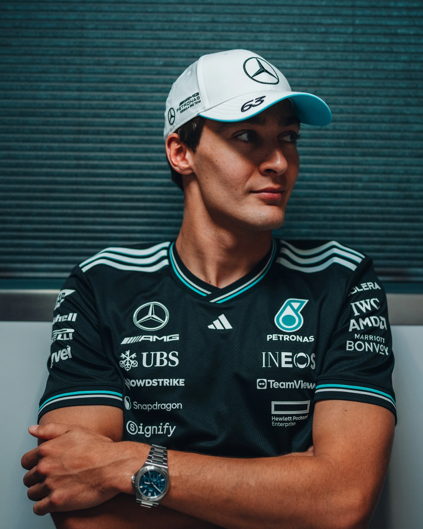 Gorra George Russell Mercedes 2025