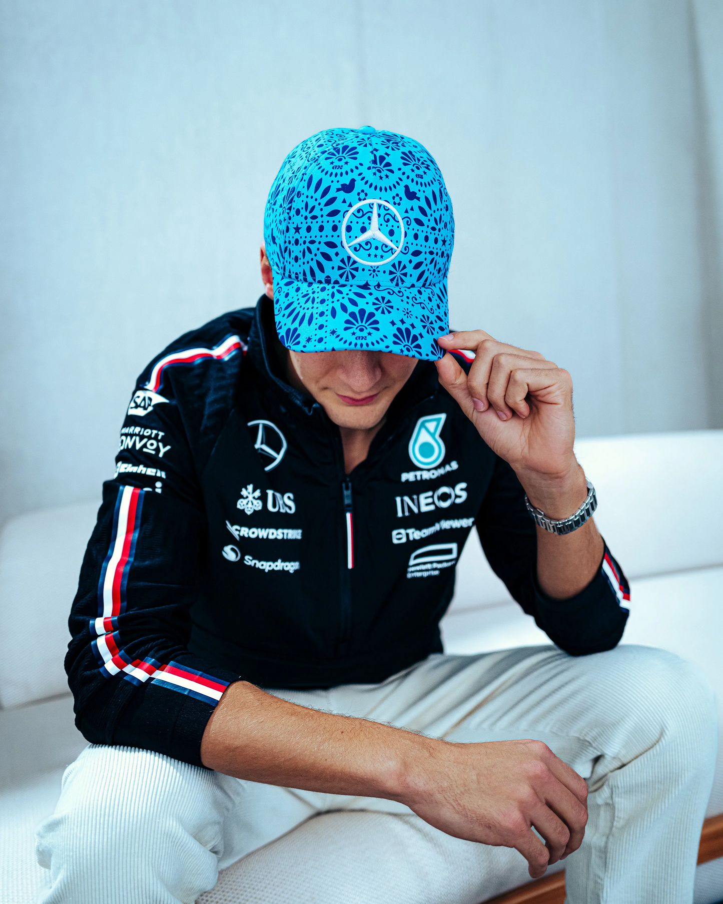 Gorra Russell Mercedes GP México 2024