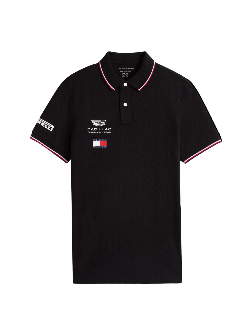 Polo del equipo Cadillac F1 Racing 2026 Negro