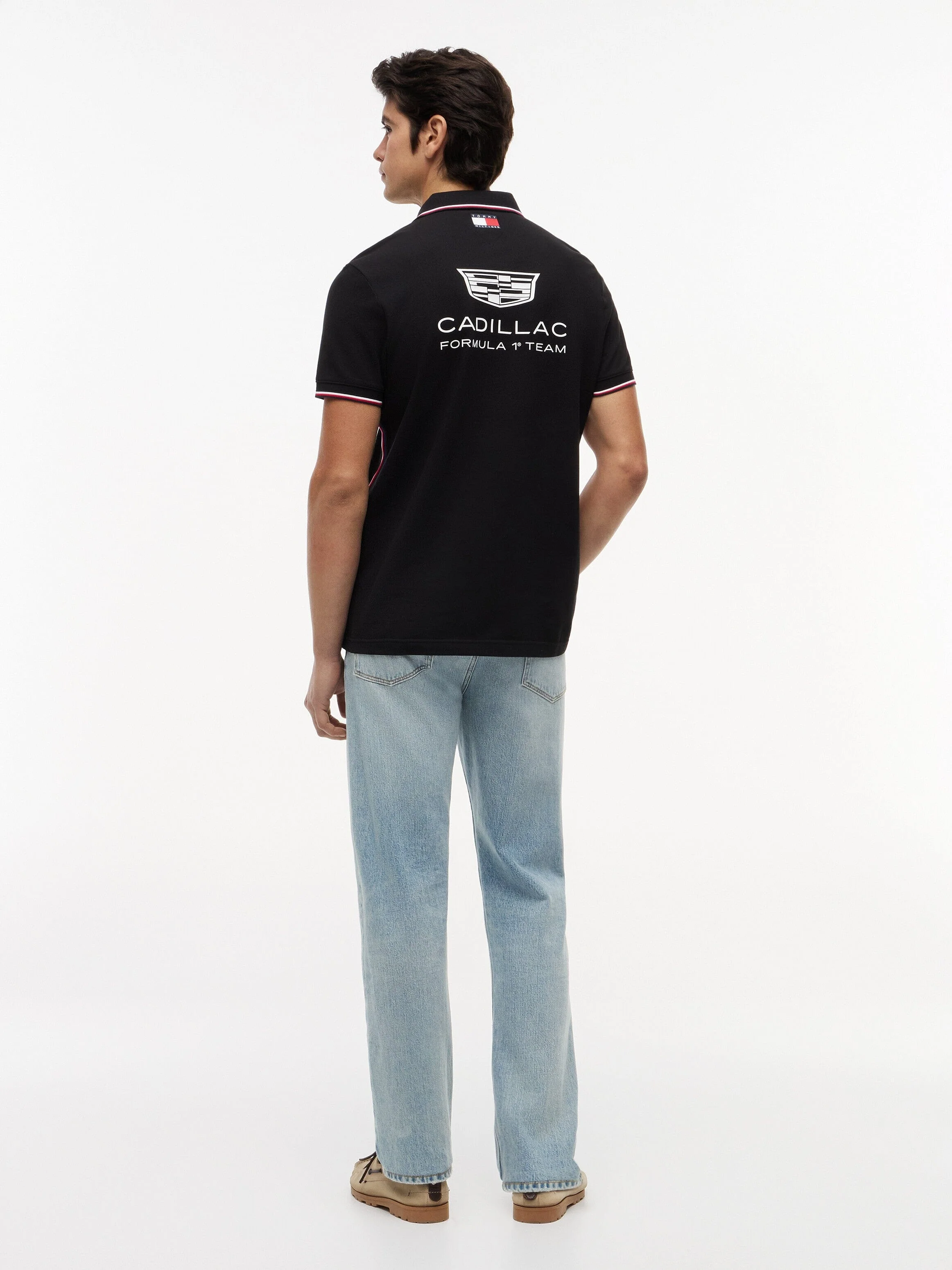 Polo del equipo Cadillac F1 Racing 2026 Negro