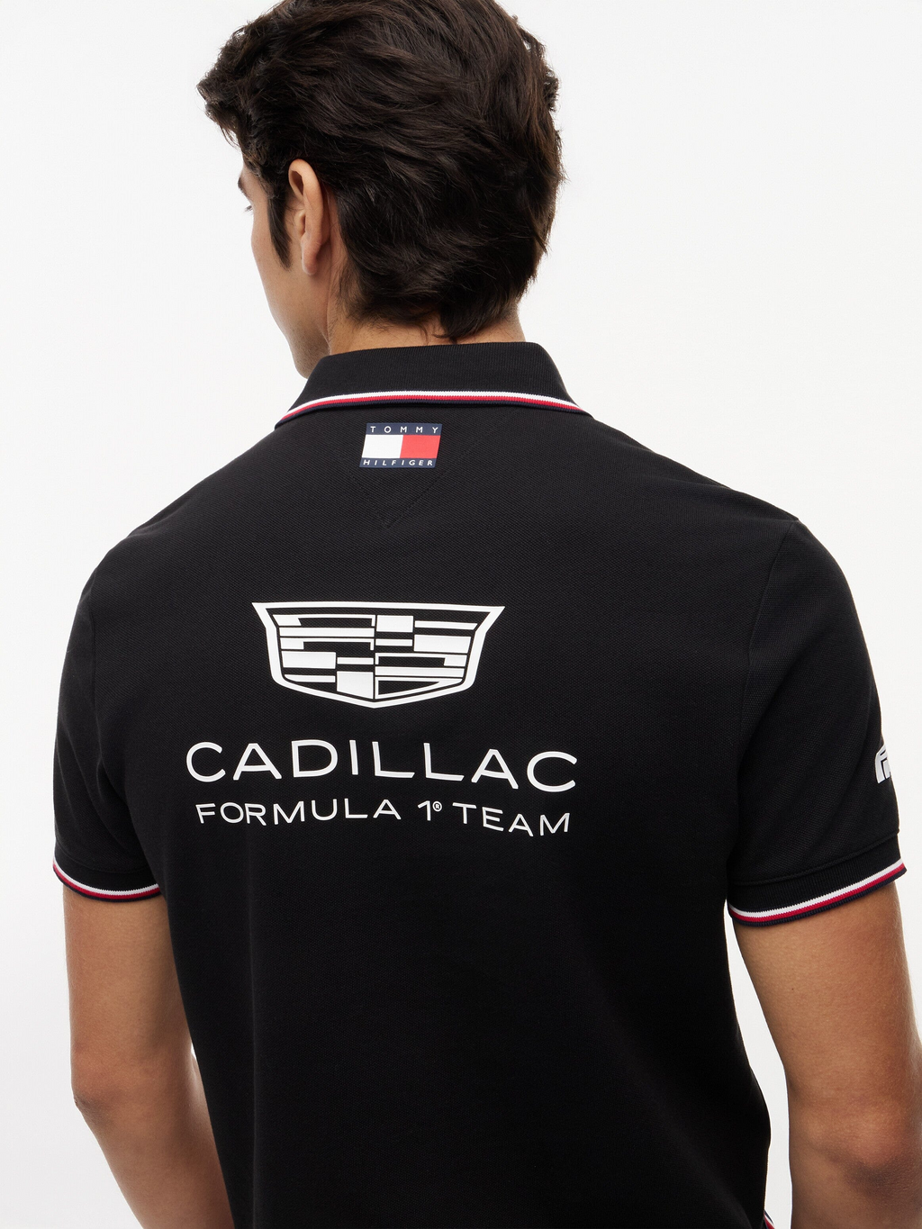 Polo del equipo Cadillac F1 Racing 2026 Negro