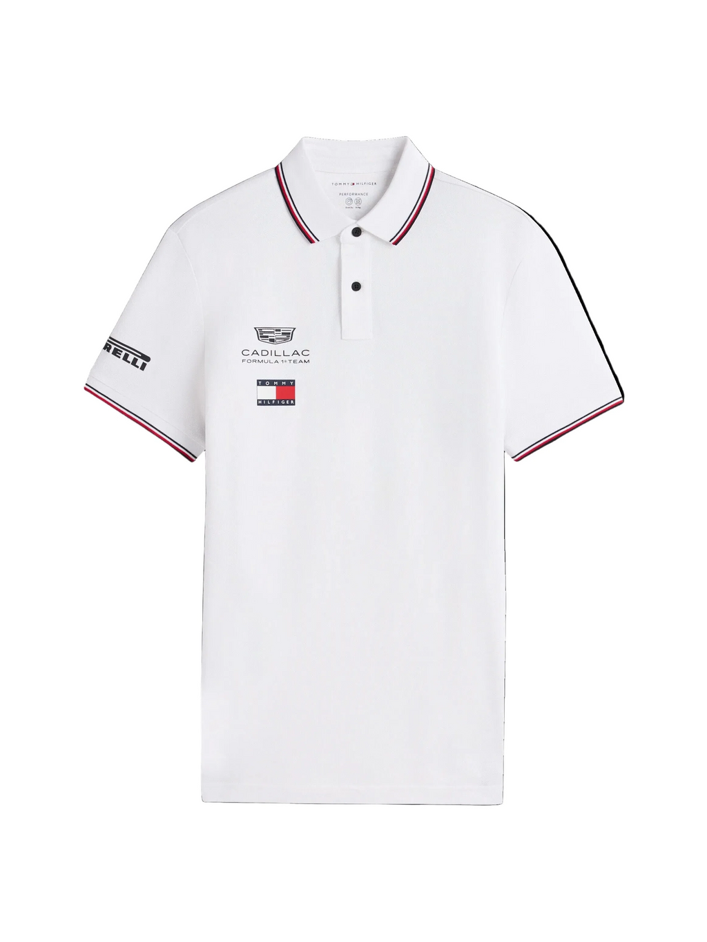 Polo del equipo Cadillac F1 Racing 2026 Blanco