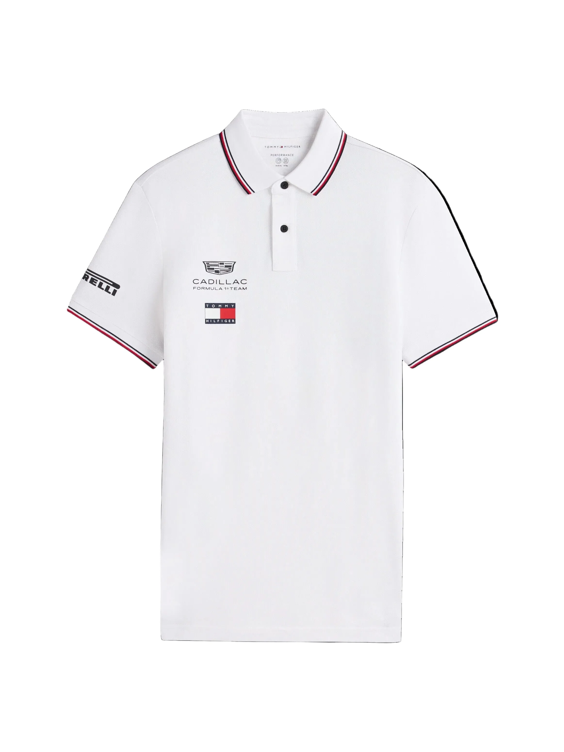 Polo del equipo Cadillac F1 Racing 2026 Blanco