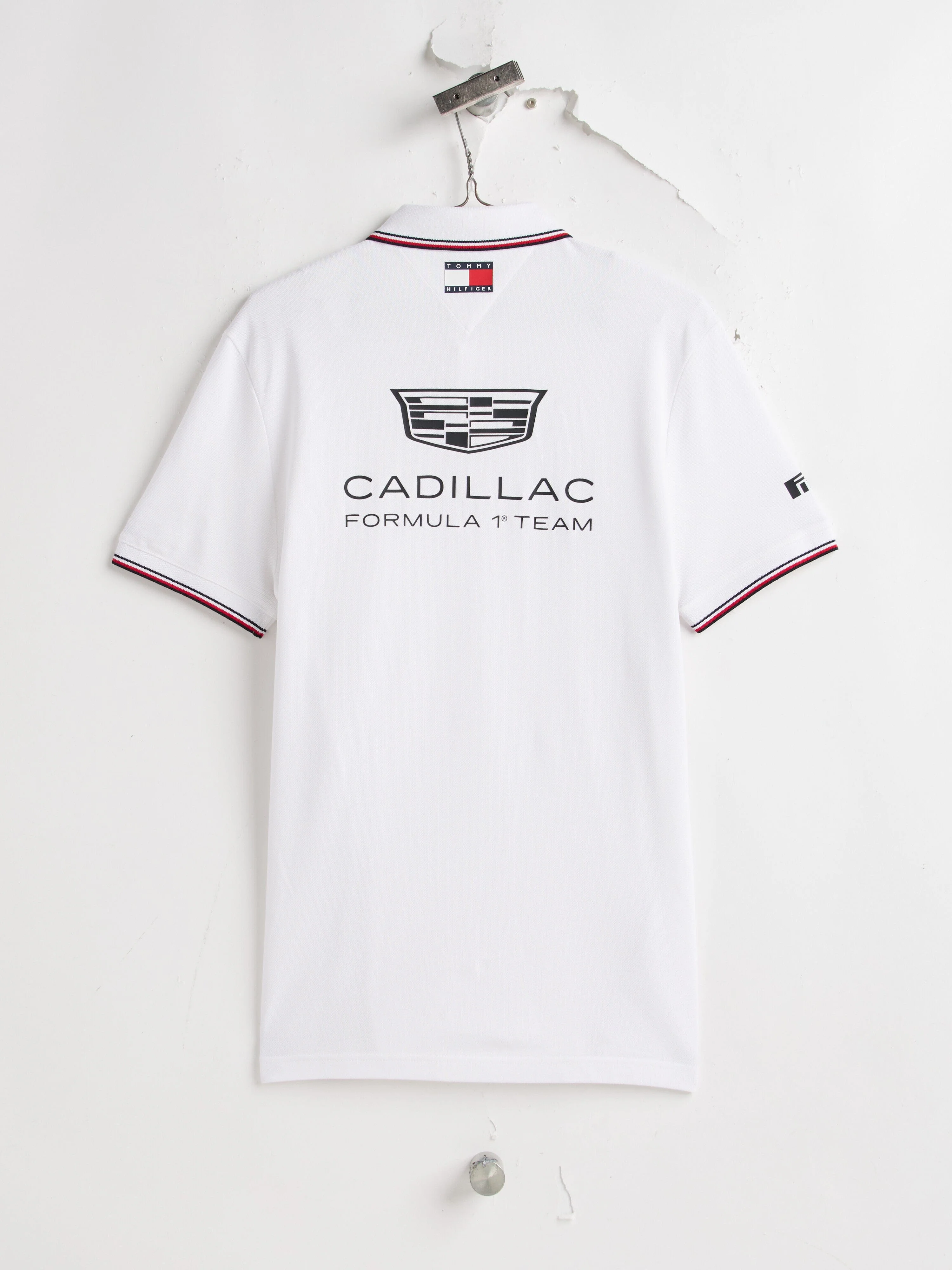 Polo del equipo Cadillac F1 Racing 2026 Blanco
