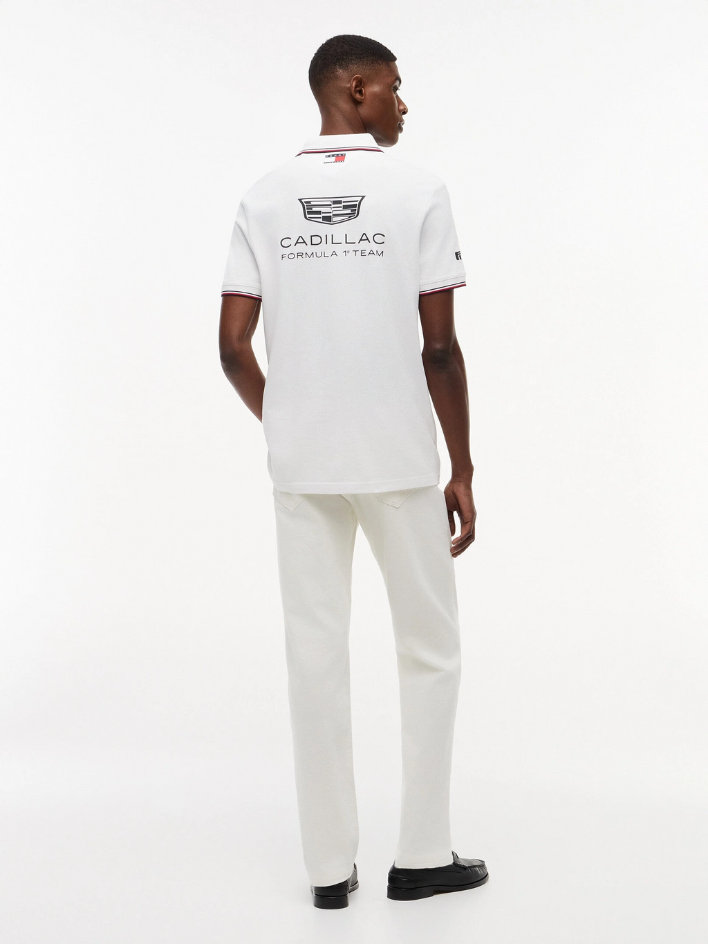 Polo del equipo Cadillac F1 Racing 2026 Blanco
