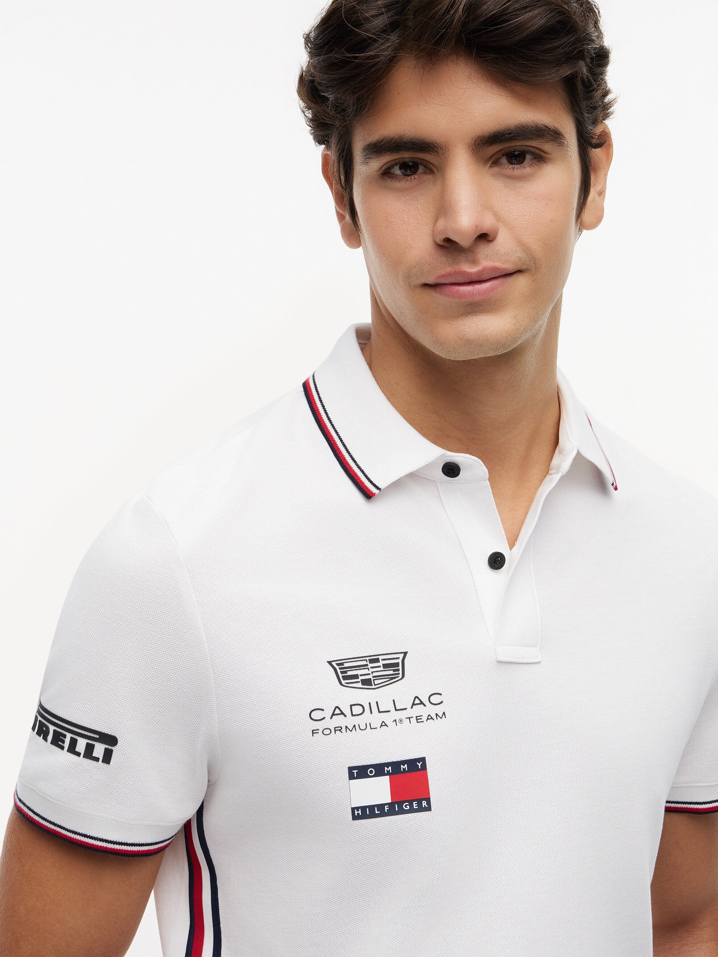 Polo Checo Pérez Cadillac F1 Oficial 2026 Blanco