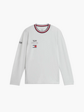 Playera Manga Larga Blanca Team Cadillac Oficial 2026