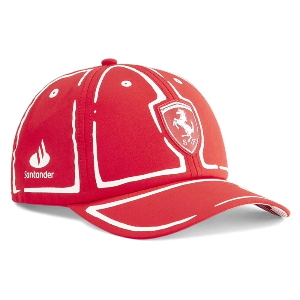 Gorra Scuderia Ferrari x Joshua Vides Las Vegas Sainz 2023
