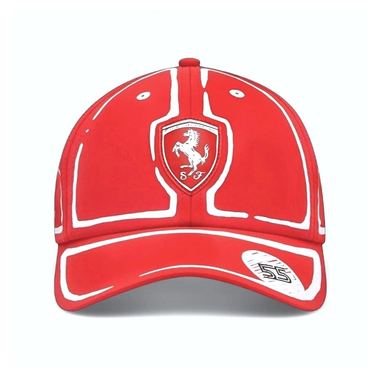 Gorra Scuderia Ferrari x Joshua Vides Las Vegas Sainz 2023