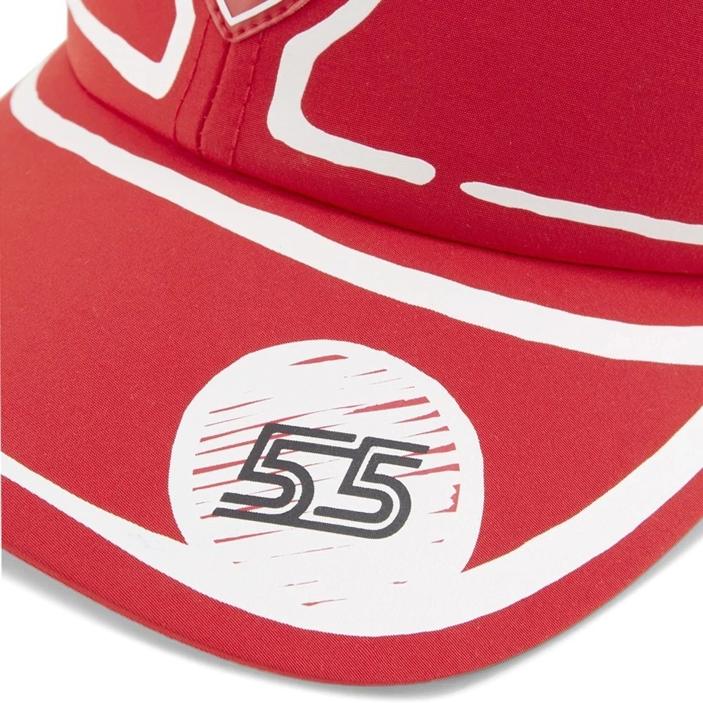 Gorra Scuderia Ferrari x Joshua Vides Las Vegas Sainz 2023