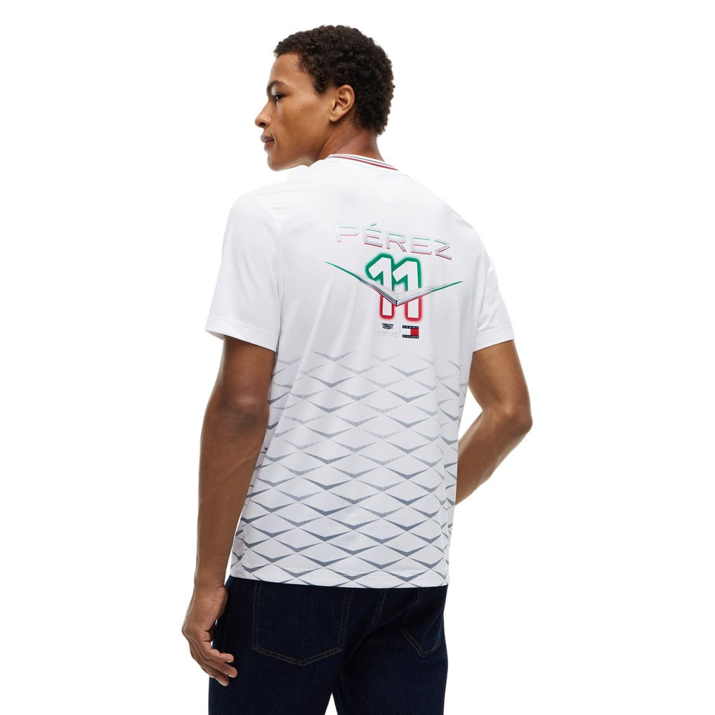 Playera Checo Pérez Cadillac F1 México GP 2026 Blanca