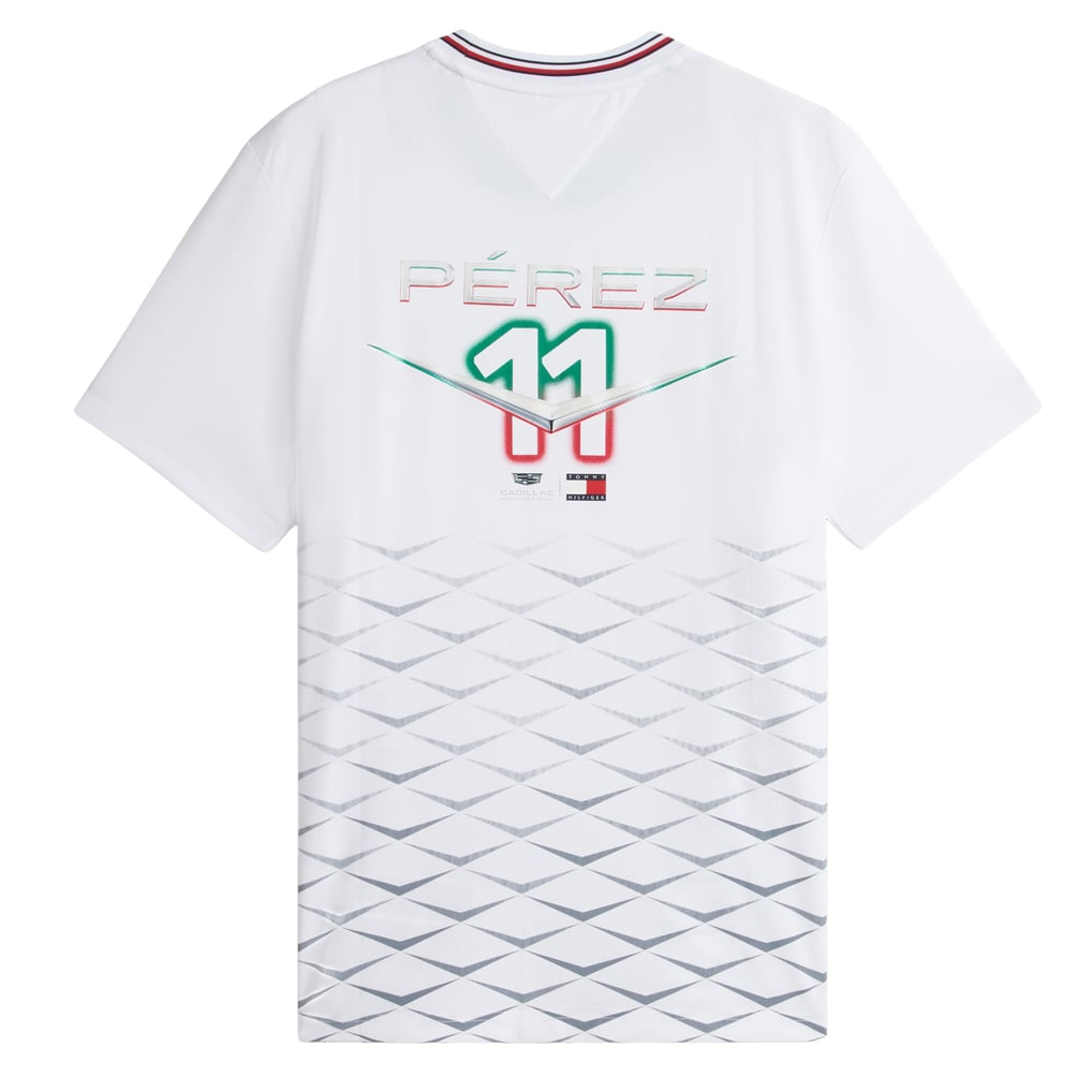Playera Checo Pérez Cadillac F1 México GP 2026 Blanca