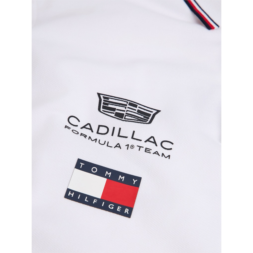 Polo del equipo Cadillac F1 Racing 2026 Blanco